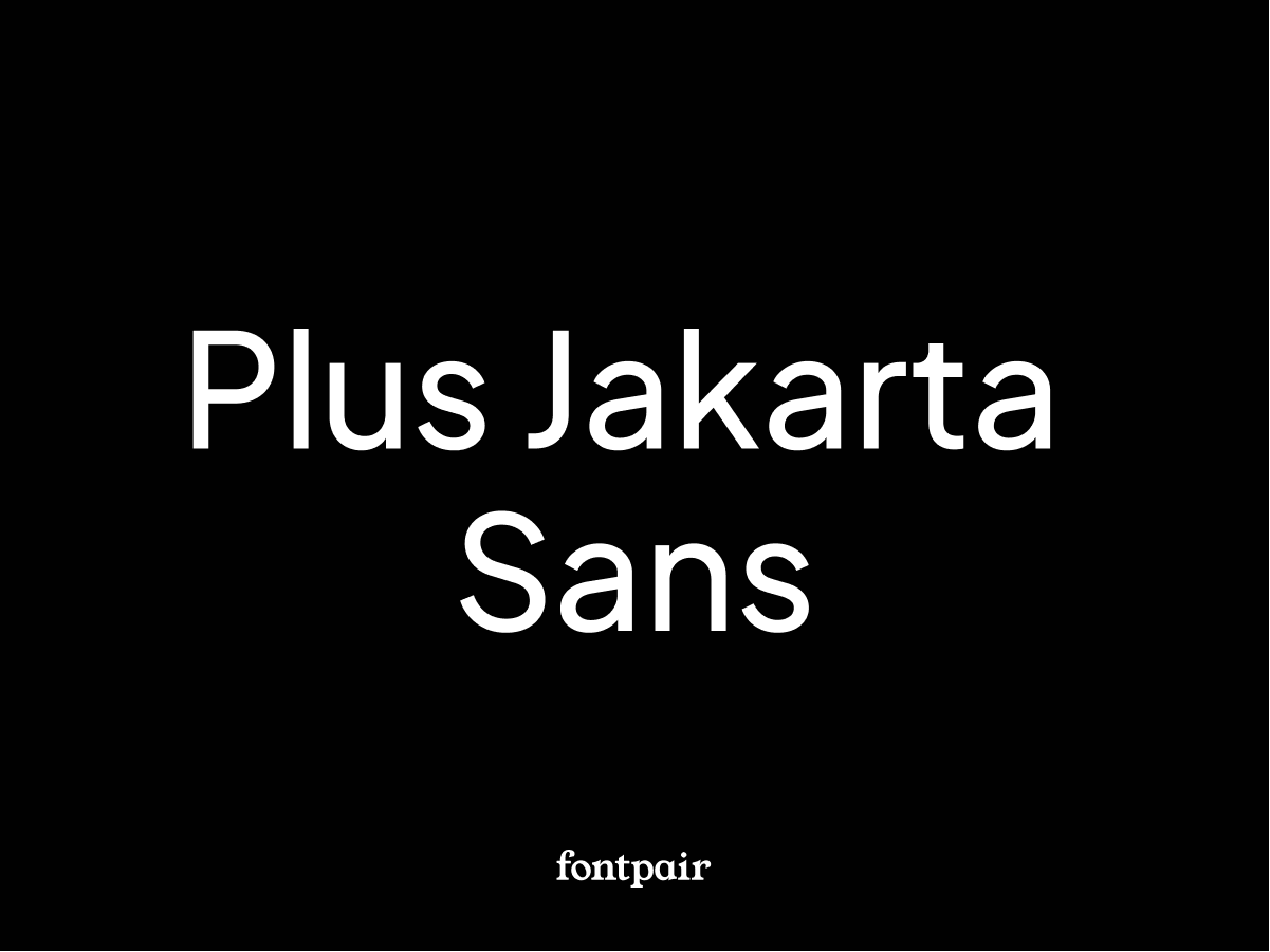 Beispiel einer Plus Jakarta Sans Italic-Schriftart